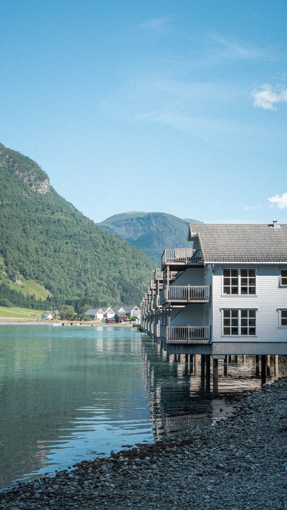 Norwegian fjord scenery